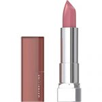 Maybelline Color Sensational Lipstick, Lip Makeup, Cream Finish, Hydrating Lipstick, Nude, Pink, Red, Plum Lip Color, Warm Me Up, 0.15 oz; (Packaging May Vary)