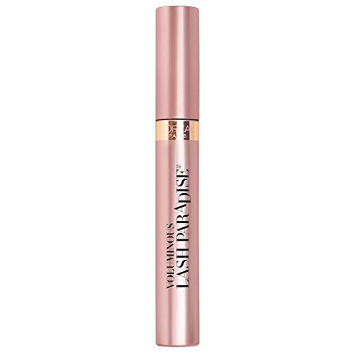 L’Oreal Paris Voluminous Makeup Lash Paradise Mascara, Voluptuous Volume, Intense Length, Feathery Soft Full Lashes, No Flaking, No Smudging, No Clumping, Blackest Black, 1 Count