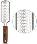 Professional Pedicure Foot File, Colossal Stainless Steel Detachable Foot Scrubber, Hard Skin Removers Pedicure Rasp for Wet and Dry Feet