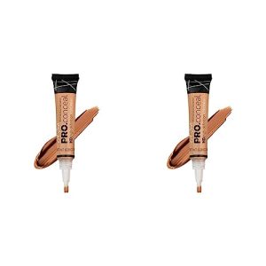 L.A. Girl Pro Conceal HD Concealer, Warm Honey, 0.28 Ounce (Pack of 2)