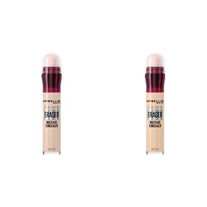 Maybelline Instant Age Rewind Eraser Dark Circles Treatment Multi-Use Concealer, 100, 1 Count (Packaging May Vary) & Instant Age Rewind Eraser Dark Circles Treatment Multi-Use Concealer, 110, 1 Count
